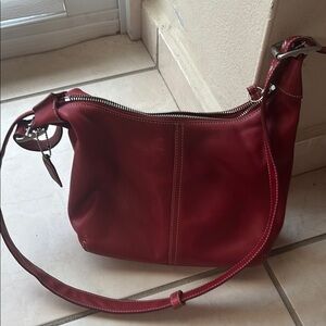 Coach Burgundy Leather Women's Bag vintage